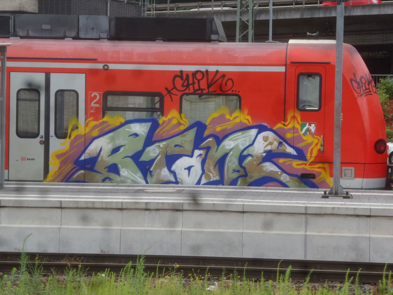 Graffiti Train - Photo by UnderColor - koblenz, db, regio