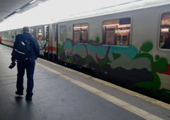 Graffiti Train - Photo by UnderColor - Hannover, ic