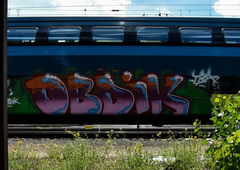 Graffiti Train - Photo by UnderColor - hannover, graffiti, train