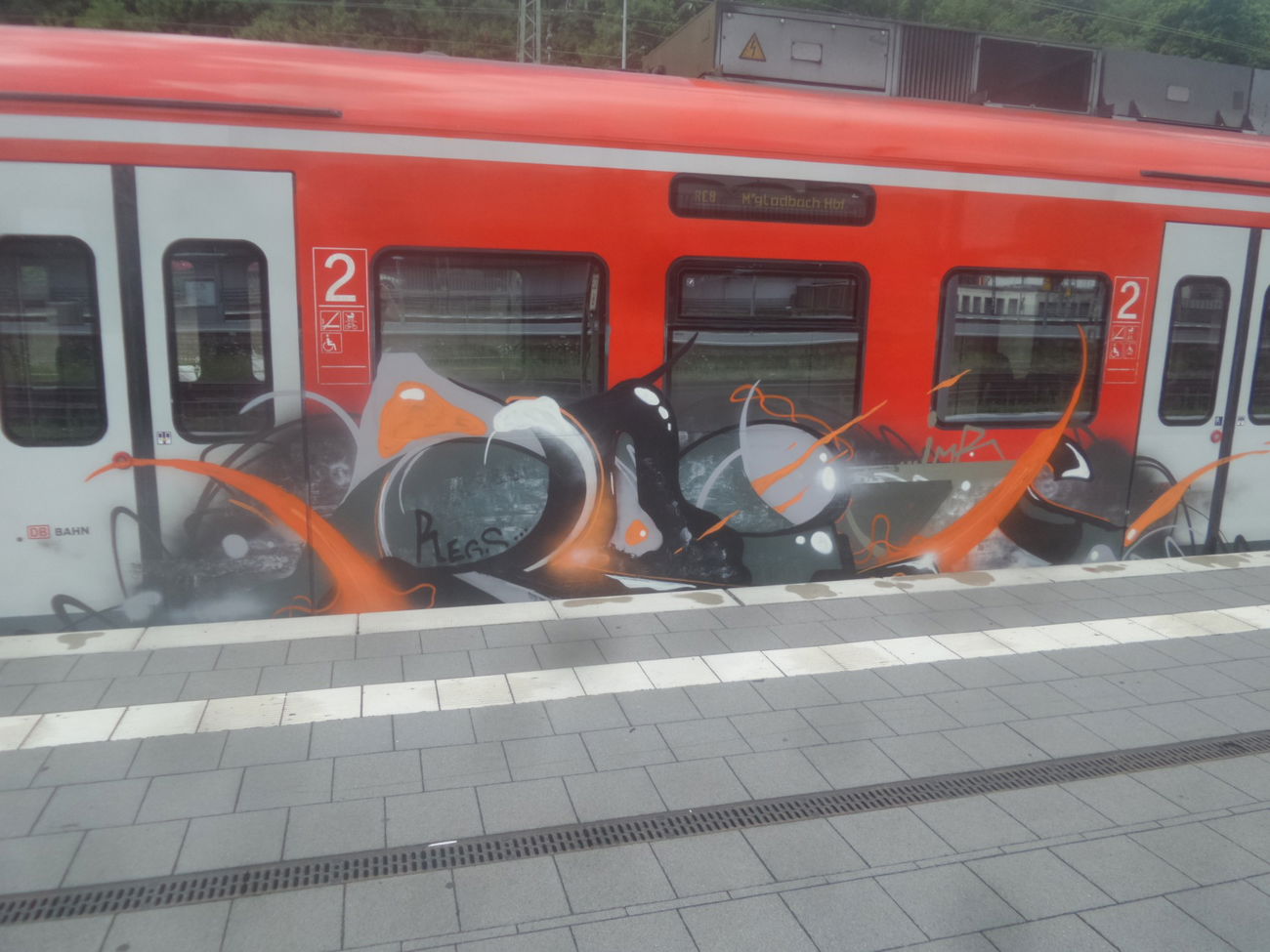 Graffiti Train - Photo by UnderColor - train, zug, db
