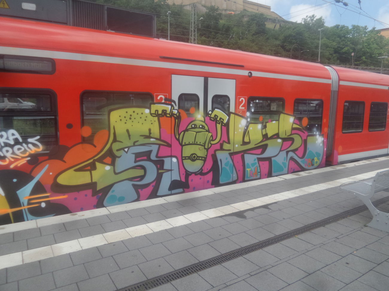 Graffiti Train - Photo by UnderColor - train, zug, db
