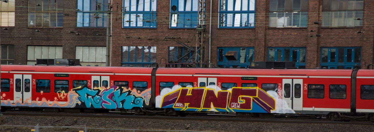 Graffiti Train - Photo by UnderColor - graffiti, hannover, niedersachsen