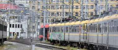 Graffiti Wall - Photo by UnderColor - Gothenburg, sweden, train