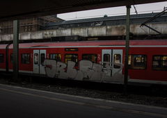 Graffiti Train - Photo by UnderColor - hannover, graffiti, train