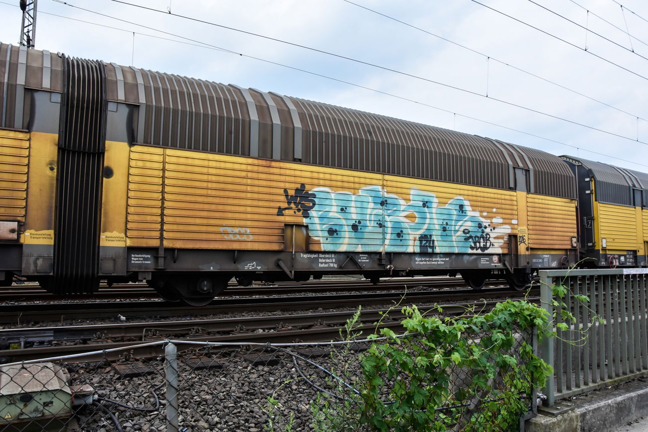 Graffiti Train - Photo by UnderColor - hannover, güter, leinhausen
