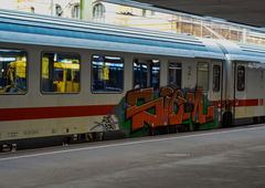 Graffiti Train - Photo by UnderColor - hannover, graffiti, train