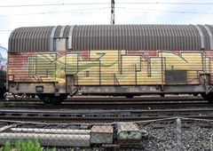 Graffiti Train - Photo by UnderColor - hannover, güter, leinhausen