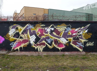 Graffiti Wall in Brno - Photo by Unicats - nesh63, unicats (2015)