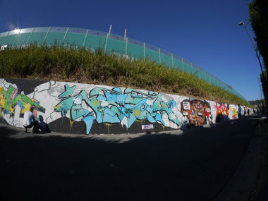 Graffiti Wall in Napoli - Photo by Unicats - unicats, nesh63 (2014)