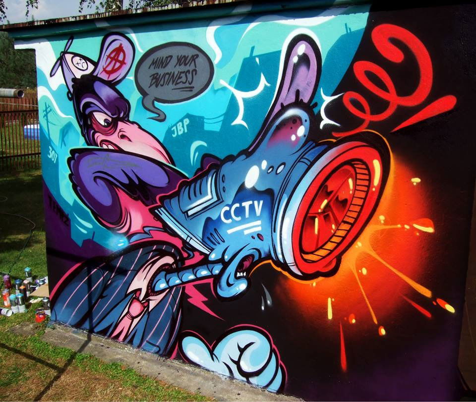 Graffiti Wall in Piaseczno - Photo by Unicats - unicats, tempz (2014)