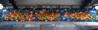 Graffiti Wall - Photo by Unicats - unicats, tempz, nesh63 (2013)