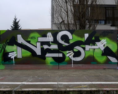 Graffiti Wall - Photo by Unicats - unicats, nesh63 (2015)