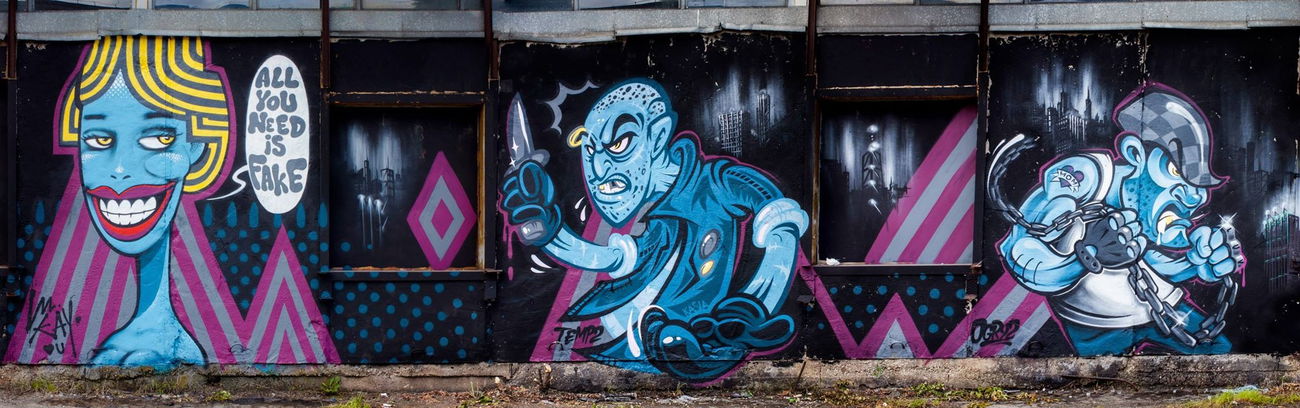 Graffiti Wall in Warsaw - Photo by Unicats - unicats, tempz, mankey (2014)