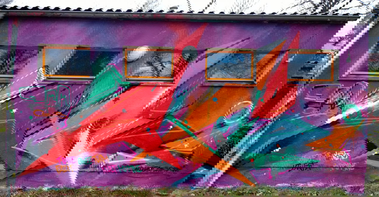 Graffiti Wall in Cottbus - Photo by Unschuldsbeweis - silvesterböller, 300mlstreicheauf1lwasser, frauhatnochgepennt (2013)