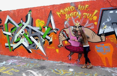 Graffiti Wall in Berlin - Photo by Unschuldsbeweis - ironlak, bbq, graffitibox (2013)