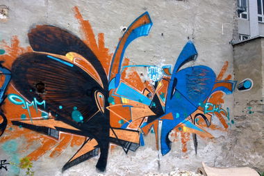 Graffiti Wall in Berlin - Photo by Unschuldsbeweis - alibi, graffiti, wand (2014)