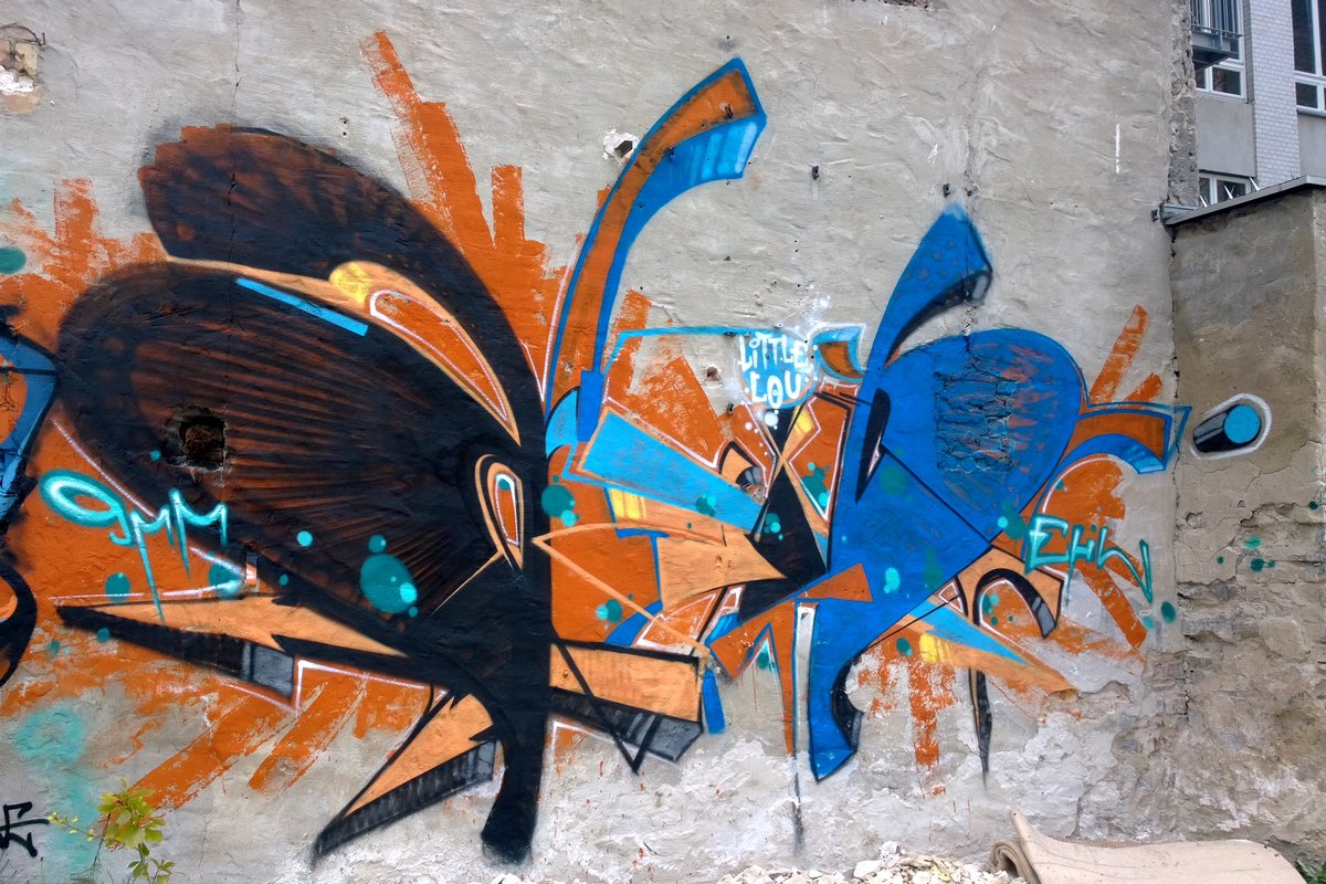 Graffiti Wall in Berlin - Photo by Unschuldsbeweis - alibi, graffiti, wand (2014)