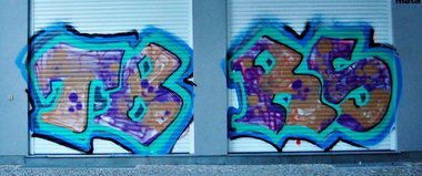 Graffiti Bombing in Berlin - Photo by Upstruct - TBR, Berlin, Upstruct
