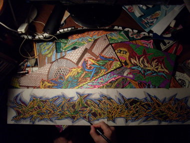 Graffiti Sketch in Podol\'sk - Photo by Urban - wild, style (2013)