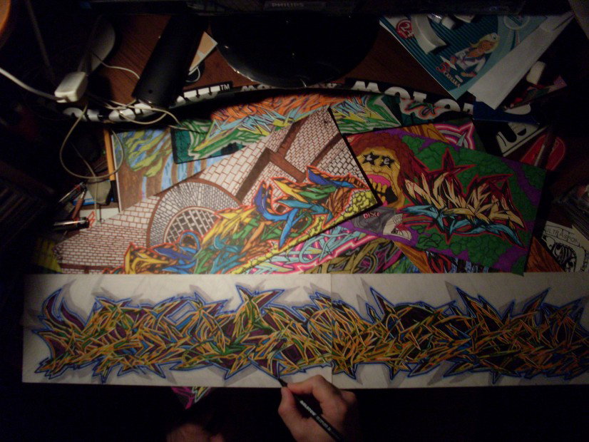 Graffiti Sketch in Podol\'sk - Photo by Urban - wild, style (2013)