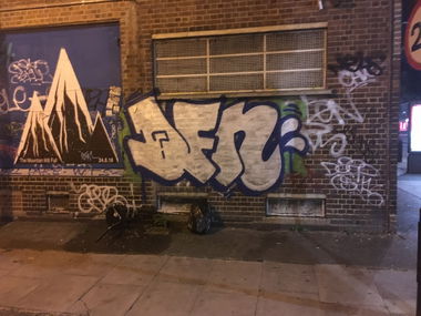 Graffiti Artwork - Photo by UrbanJunkie - DFN, graffiti (2016)