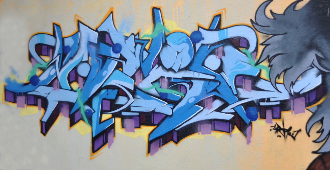 Graffiti Wall in Chemnitz - Photo by Urik (2015)