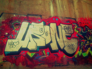 Graffiti Bombing - Photo by Urone