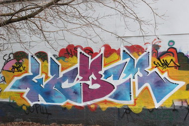 Graffiti Wall - Photo by Urrron - WCB, BCR (2013)