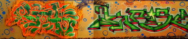 Graffiti Wall - Photo by User28 - pioh, krise, 196 (2012)