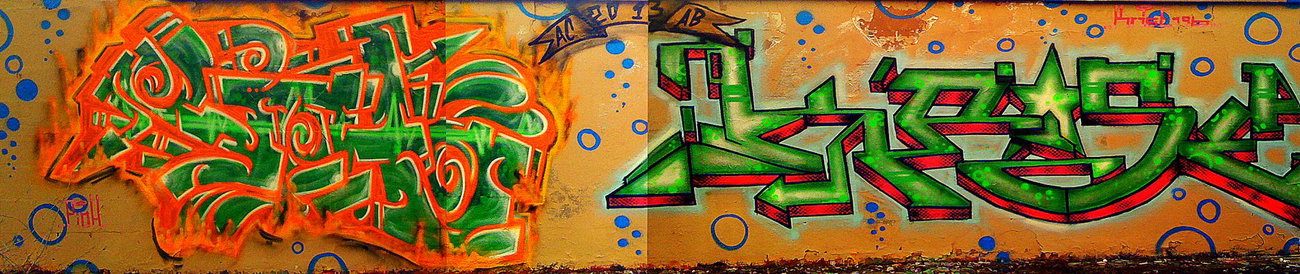 Graffiti Wall - Photo by User28 - pioh, krise, 196 (2012)
