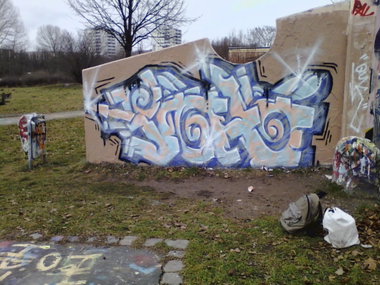 Graffiti Wall - Photo by User28 - PIOH, QUK (2013)