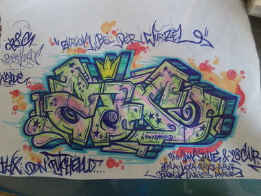 Graffiti Sketch - Photo by User28 - 28c, QUK (2013)