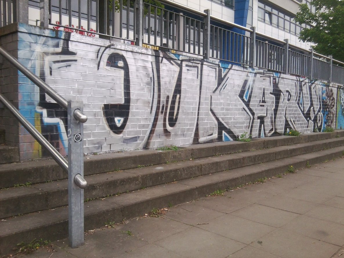 Graffiti Wall - Photo by User28 - QUK, KAR (2012)