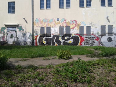 Graffiti Bombing - Photo by User28 - ANGRY, GRS, QUK (2013)