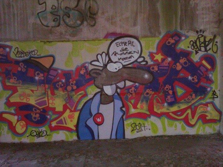 Graffiti Wall - Photo by User28 - QUK, IB (2014)