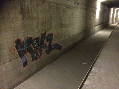 Graffiti Bombing in Berlin - Photo by User28 - BRT, FN, QUK (2012)