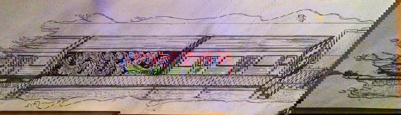 Graffiti Sketch - Photo by User28 - QUK (2014)