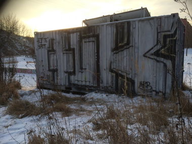 Graffiti Bombing - Photo by User28 - QUK, MRB (2014)