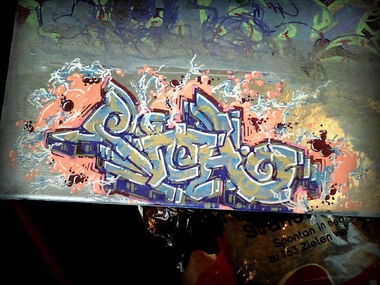 Graffiti Sketch in Berlin - Photo by User28 - PIOH (2013)