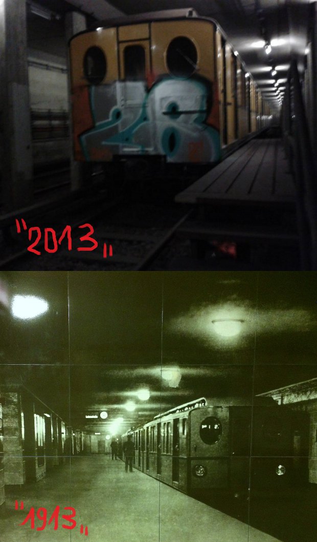 Graffiti Train - Photo by User28 - 28, QUK (2013)