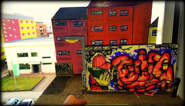 Graffiti Artwork - Photo by User28 - QUK, pioh (2014)