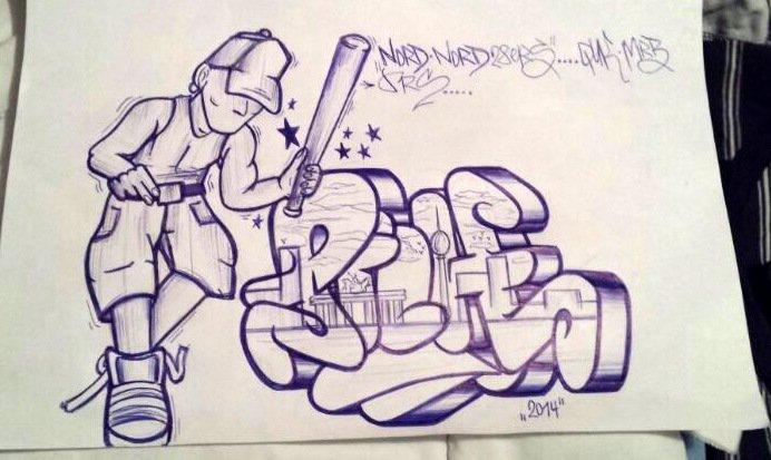 Graffiti Sketch - Photo by User28 - Pioh, 28, quk (2014)