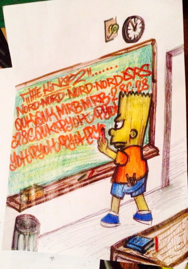 Graffiti Sketch - Photo by User28 - Nord, nord, pioh (2014)