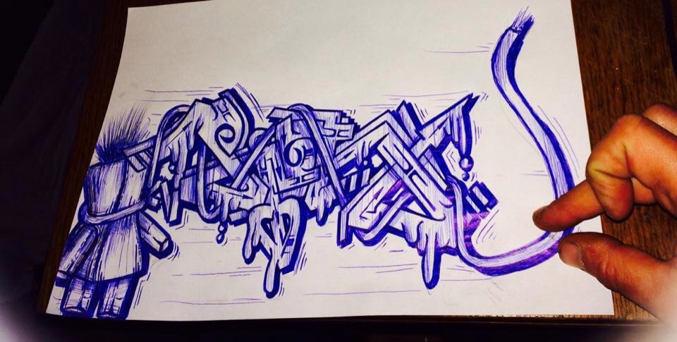 Graffiti Sketch - Photo by User28 - Pioh (2014)