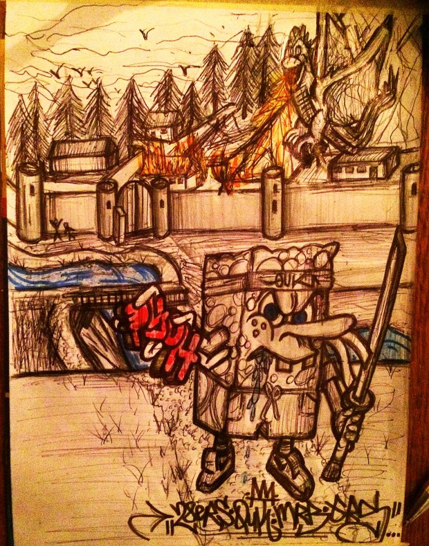 Graffiti Sketch - Photo by User28 - pioh, quk, mrb (2014)