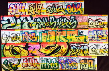 Graffiti Sketch - Photo by User28 - Grs, QUK, mrb (2014)