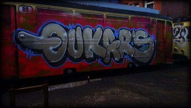 Graffiti Train - Photo by User28 - Quk, kar, 28 (2014)