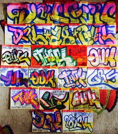 Graffiti Sketch - Photo by User28 - Dck, QUK, mrb (2014)