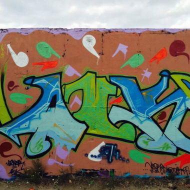 Graffiti Wall - Photo by User28 - QUK, Stäg, zener (2014)