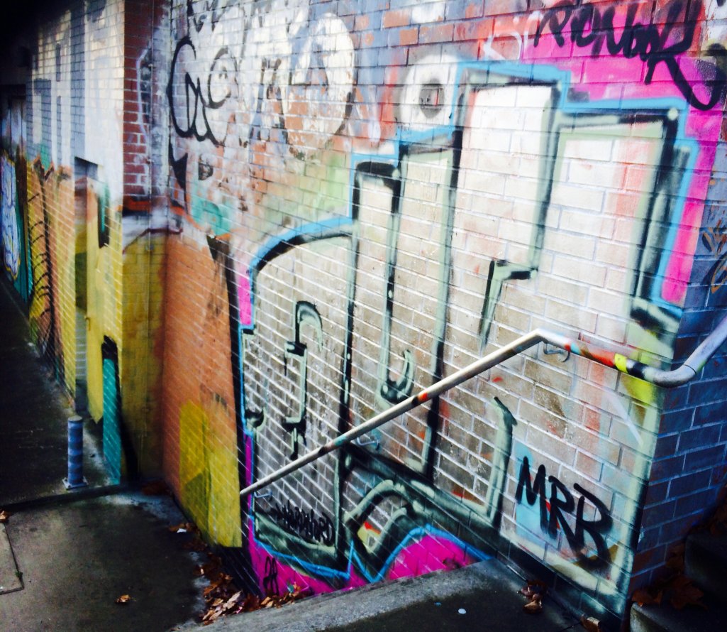 Graffiti Bombing - Photo by User28 - QUK, pioh, nook (2014)